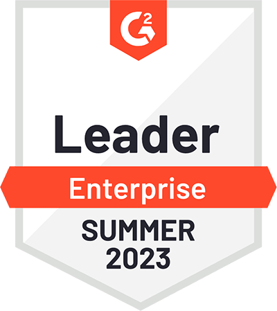 G2, Leader: Enterprise Summer 2023